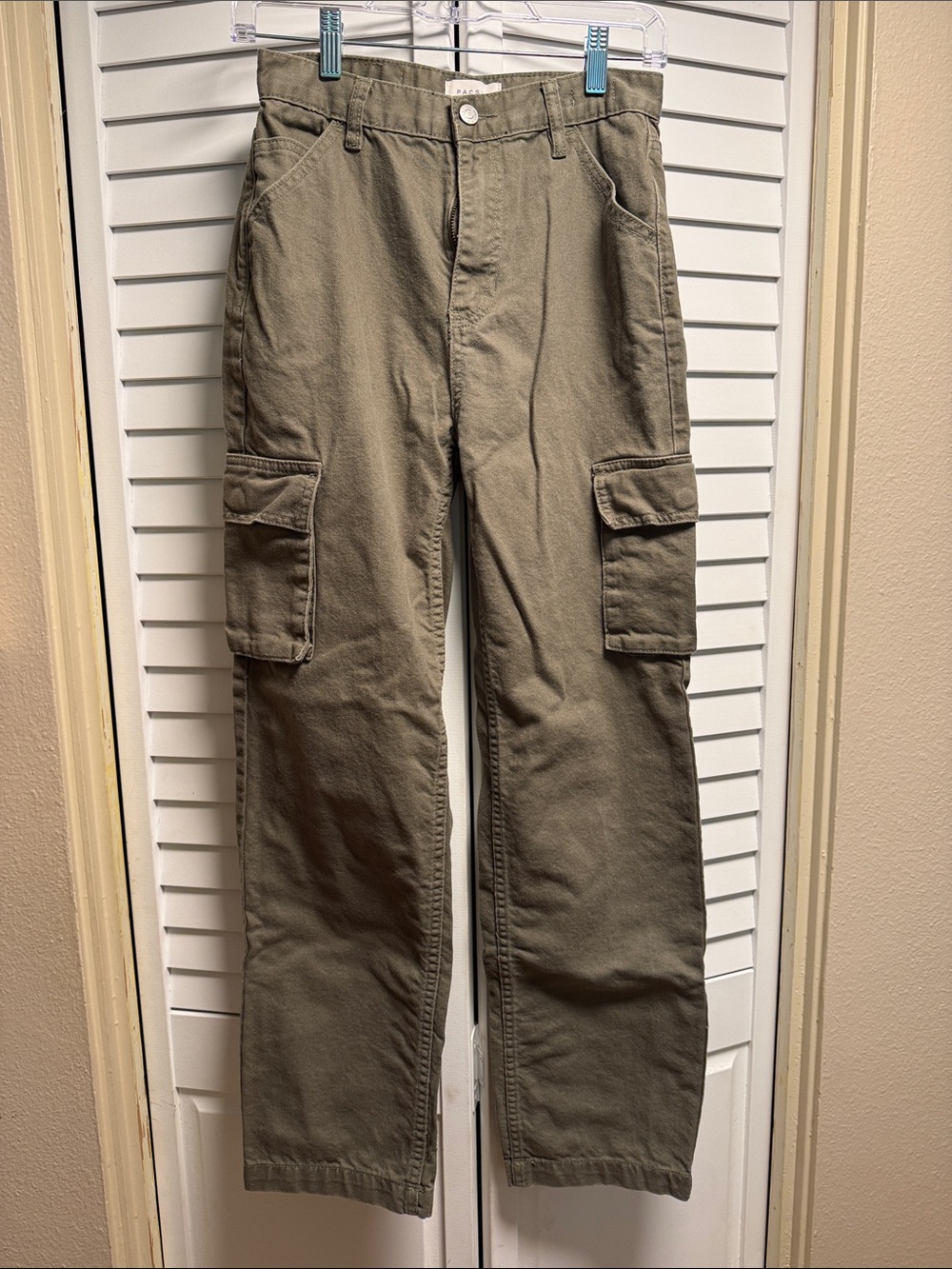 PacSun Olive Cargo Pants with Flap Utility Pockets